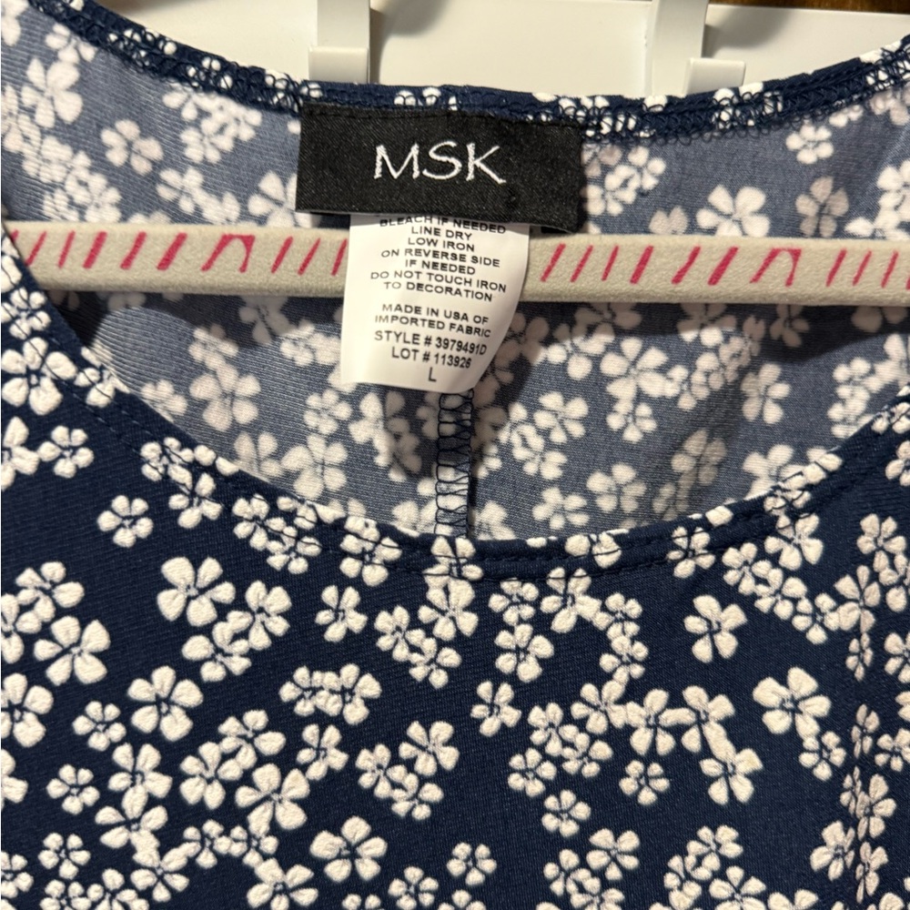 MSK midi floral dress - Picture 2 of 3